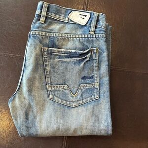 Diesel “Cardiel” Men's Blue Jeans size 34x32 Bootcut